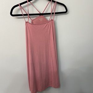 Strappy loft tank